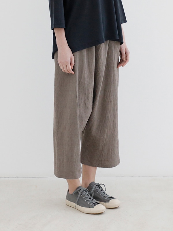 パンツ evam eva linen sarruel pants evam eva｜linen pants｜ladies',bottoms