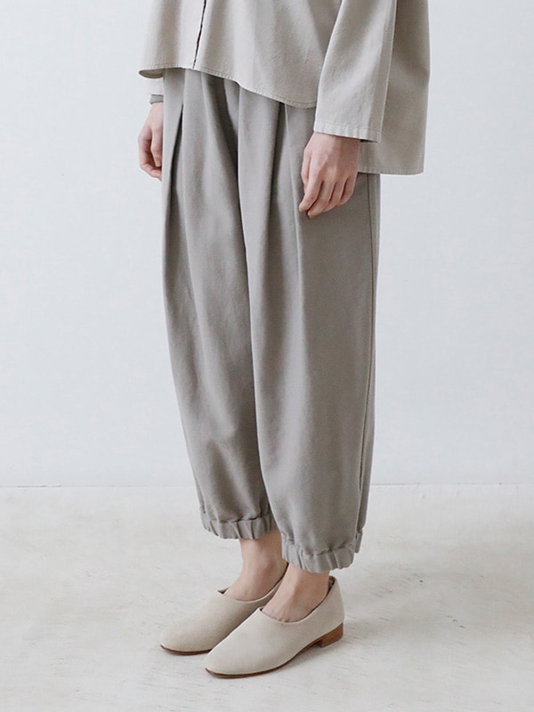 evam eva｜brushed cotton cropped pants｜ladies',bottoms