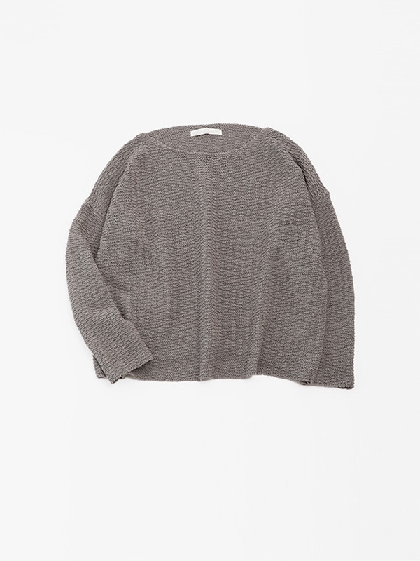 evam eva｜cotton linen pullover｜ladies',tops
