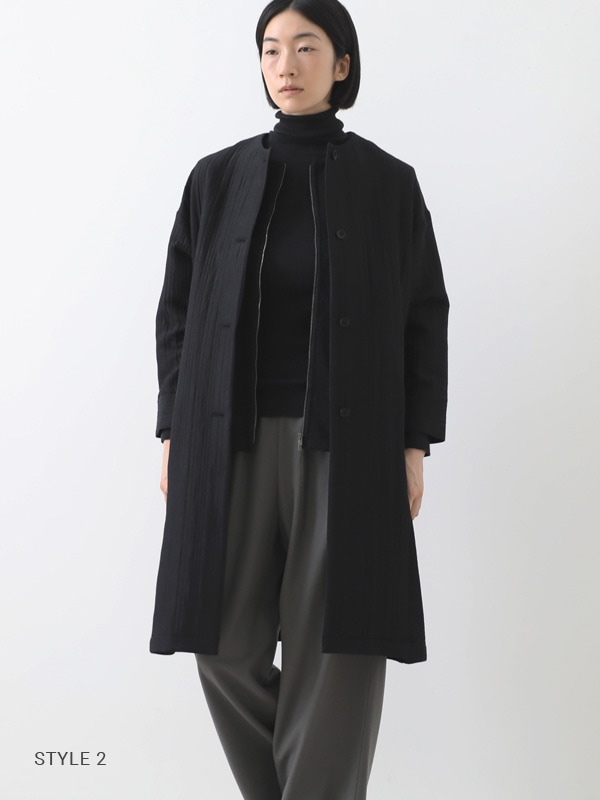 evam eva｜quilting long jacket｜ladies',outer