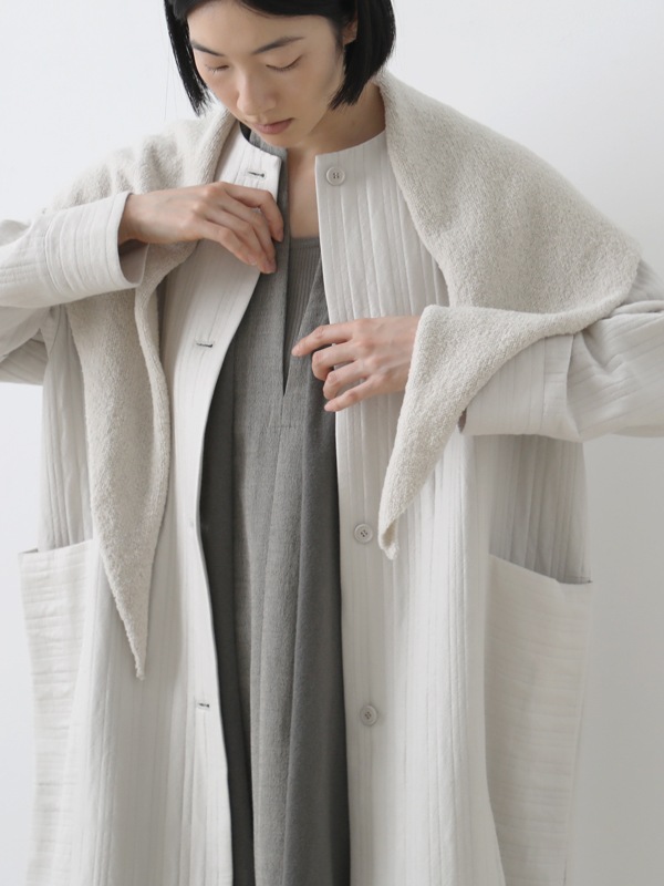 quilting long jacket