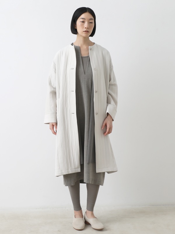 evam eva｜quilting long jacket｜ladies',outer
