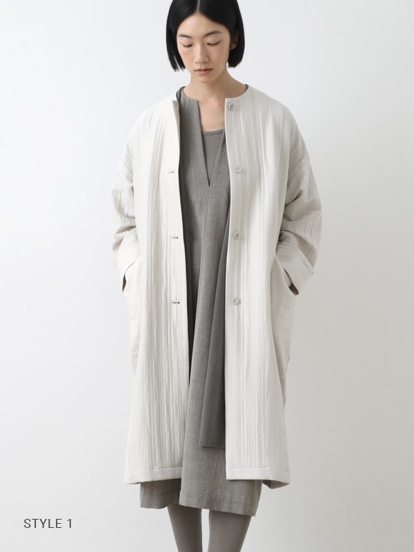 quilting long jacket