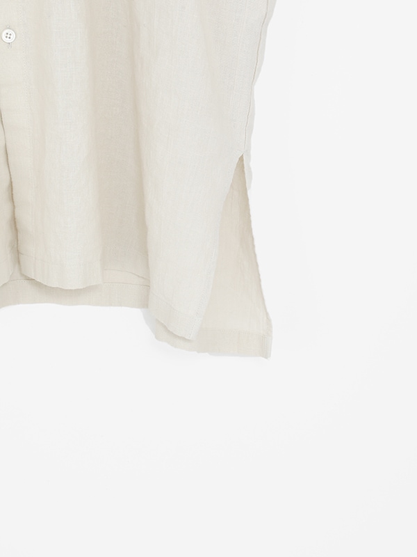 water linen long shirt [men's]