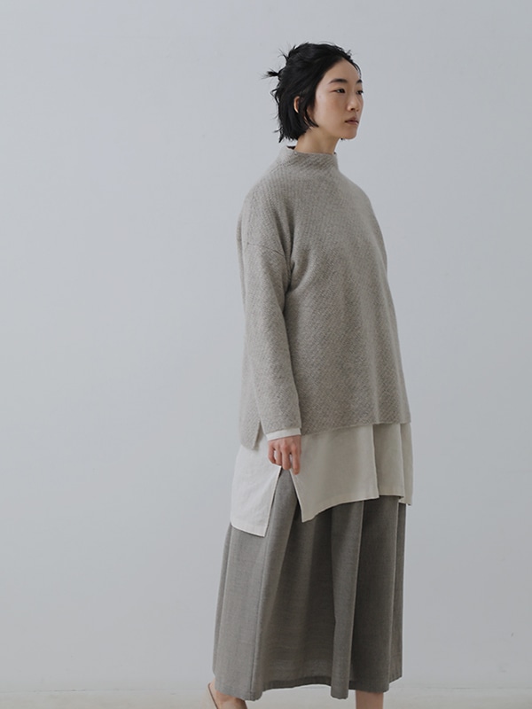 water linen long shirt [men's]