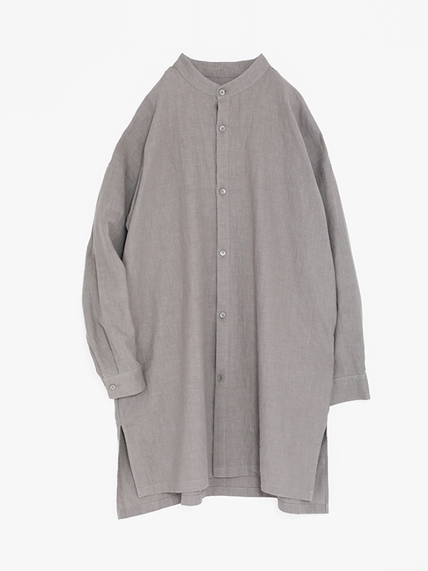 water linen long shirt [men's]