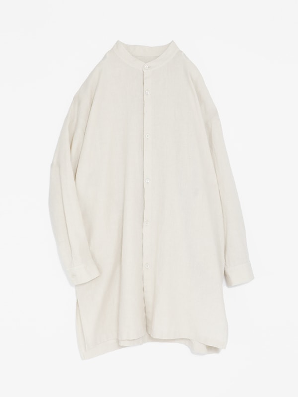 evam eva｜water linen long shirt [men's]｜men's