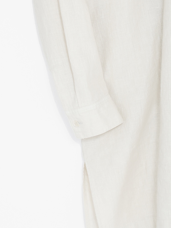 water linen long shirt [men's]
