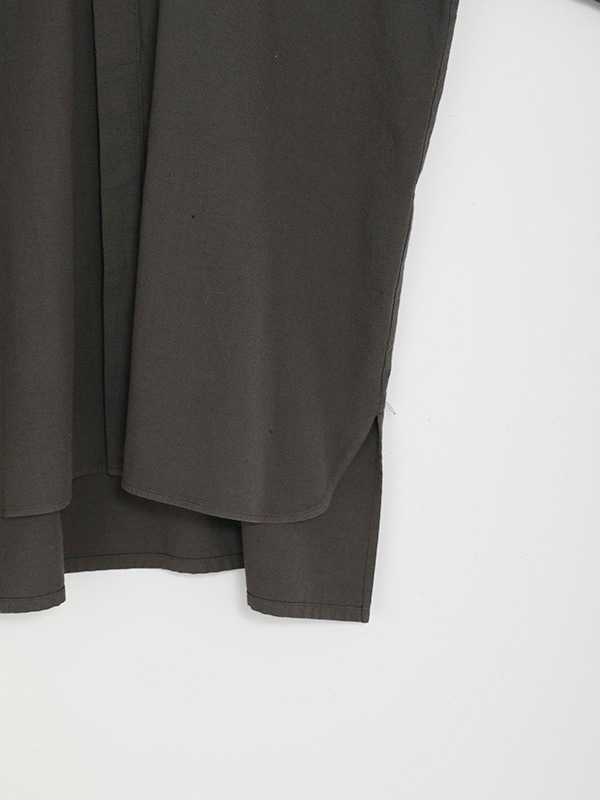 cotton cashmere no collar shirt [men's]