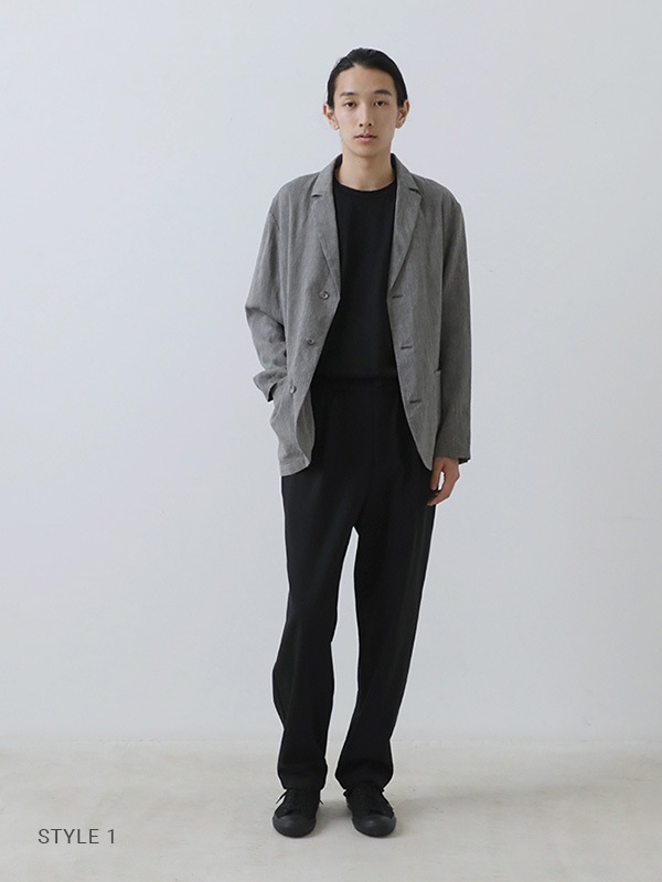 evam eva｜linen washi jacket [men's]｜men's