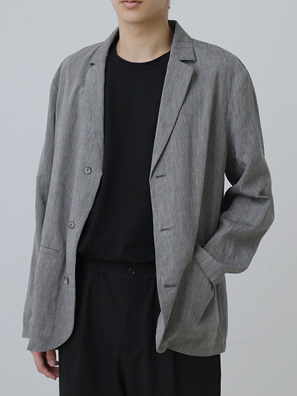evam eva｜linen washi jacket [men's]｜men's