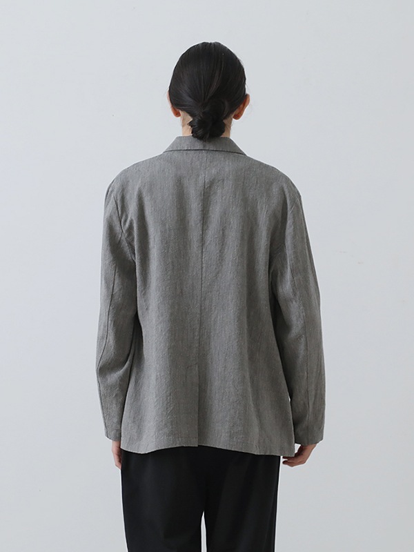 evam eva｜linen washi jacket [men's]｜men's
