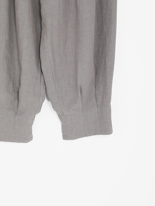 evam eva｜water linen hem tuck pants｜ladies',bottoms