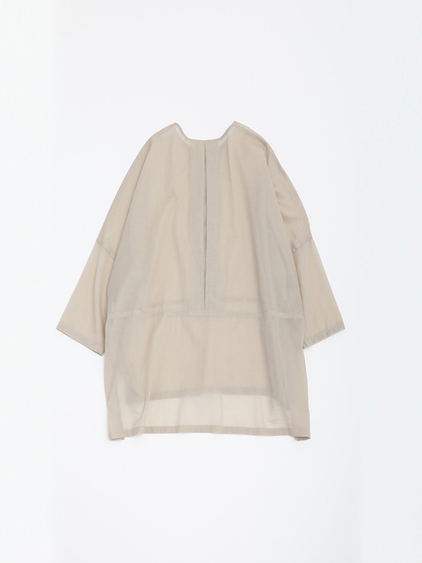 evam eva vie コットンニットパーカー　アイボリー　2 evam eva｜cotton voil pullover｜ladies',tops