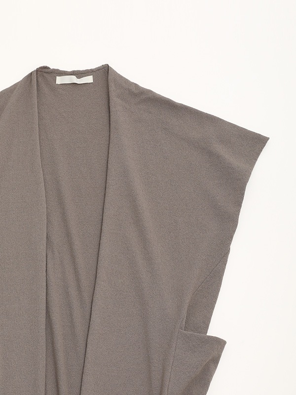 新品タグ付【evam eve】water linen long vest 新品タグ付【evam eve】water linen long vest evam eva｜water linen