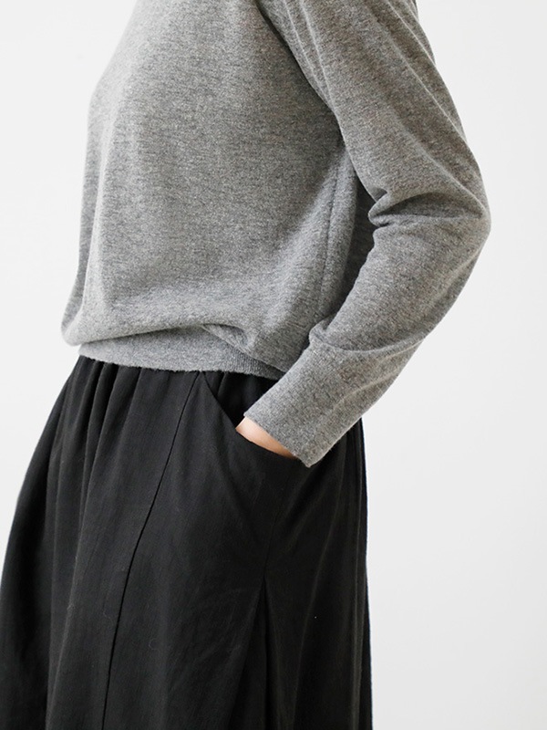 water linen skirt