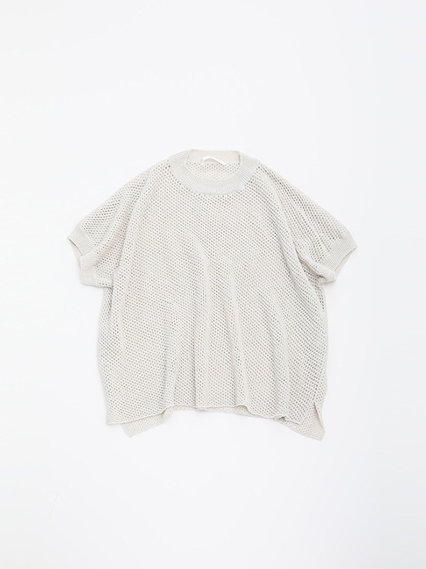 evam eva サマーニット コットン100% evam eva|linen cotton vest|ladies',tops