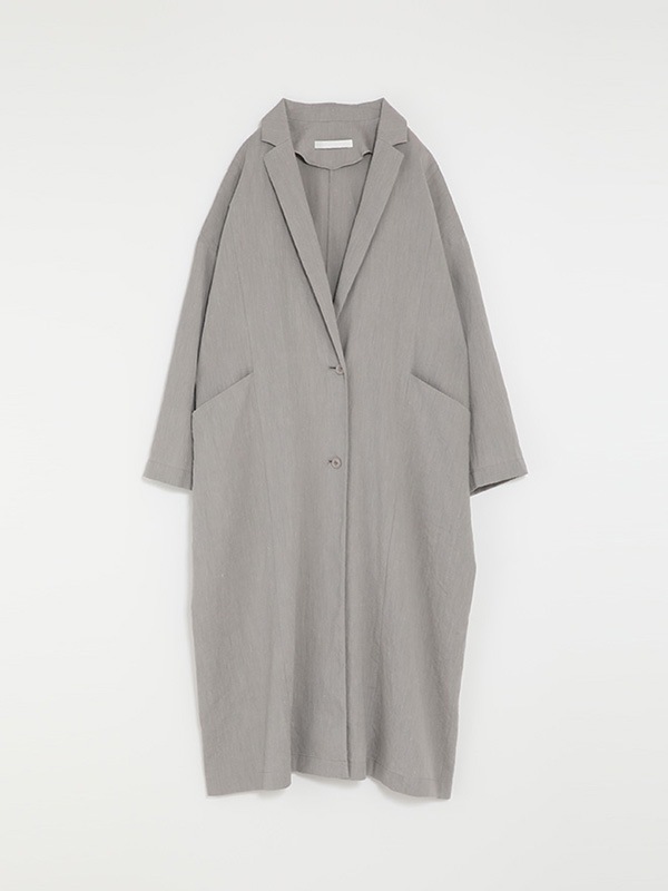 evam eva エバムエバ　リネン　ロングジャケット　美品　linen evam eva｜linen washi long jacket｜ladies',outer