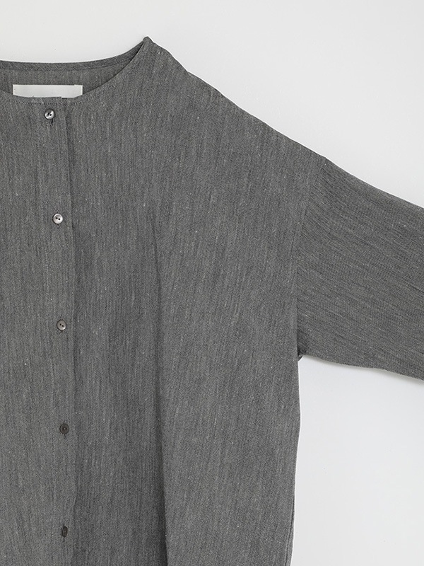 evam eva 半袖 ドルマン リネンシャツ トップス 日本製 N3836 ｜linen 