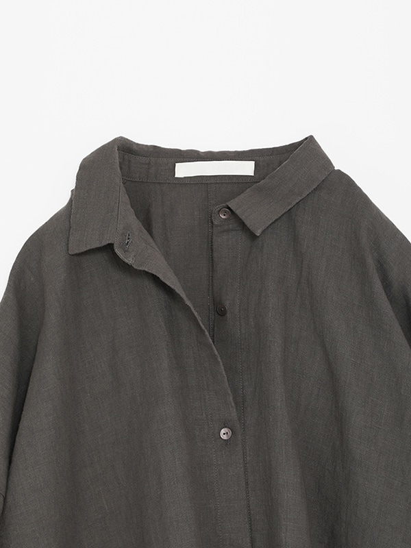 evam eva｜water linen shirt｜ladies',tops