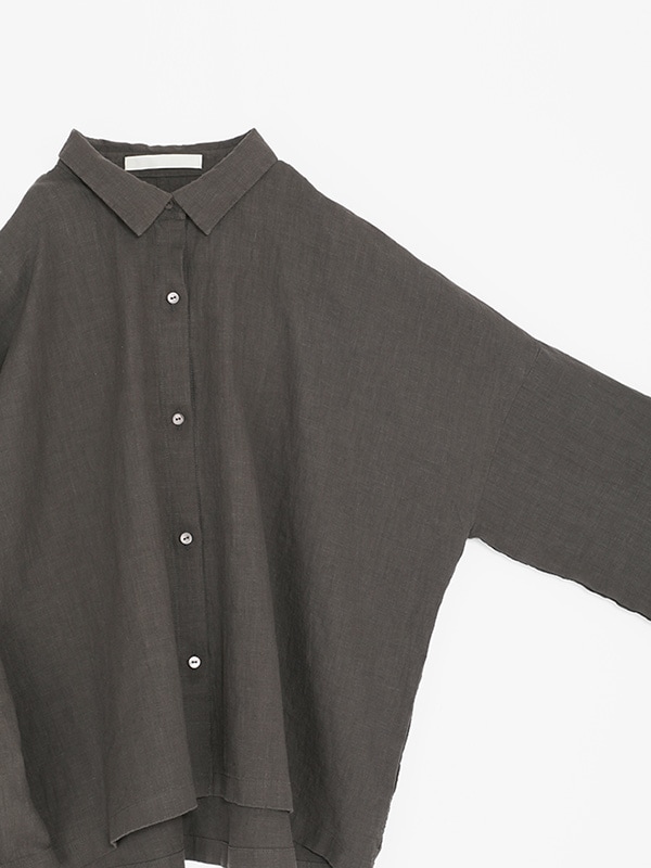 evam eva｜water linen shirt｜ladies',tops