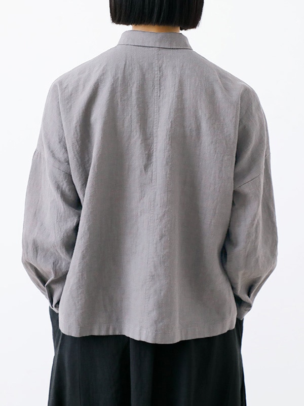 evam eva｜water linen shirt｜ladies',tops