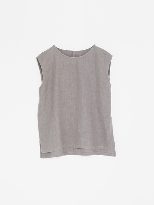 evam eva｜water linen sleeveless｜ladies',tops