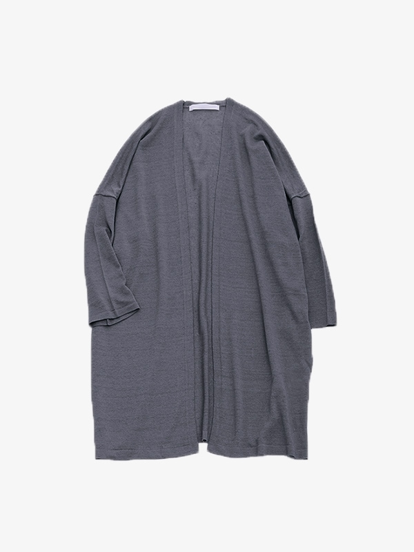 evam eva 草木染　リネン　カシュクールローブ セージ e201k169) / evam eva(エヴァムエヴァ) / linen silk robe