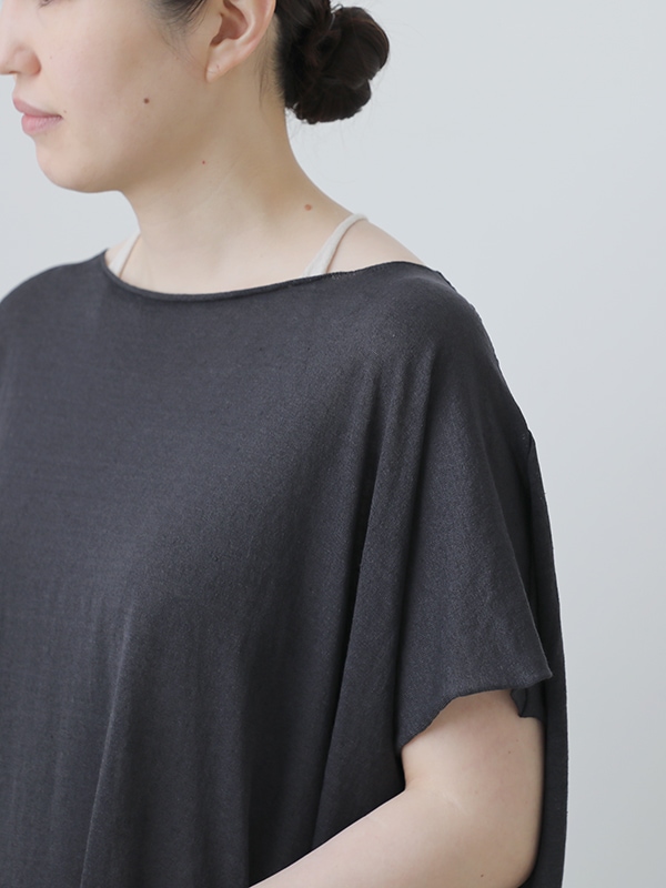 evam eva｜linen poncho｜ladies',tops