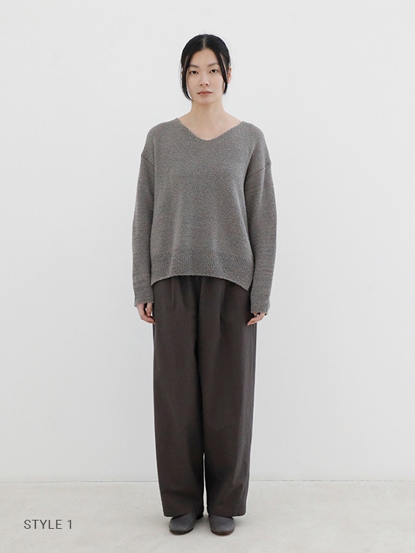 evam eva｜cotton wide pants｜ladies',bottoms