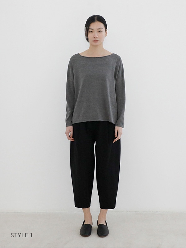 evameva cotton cropped pants エヴァムエヴァ evameva (エヴァムエヴァ) cotton cropped pants / コットン