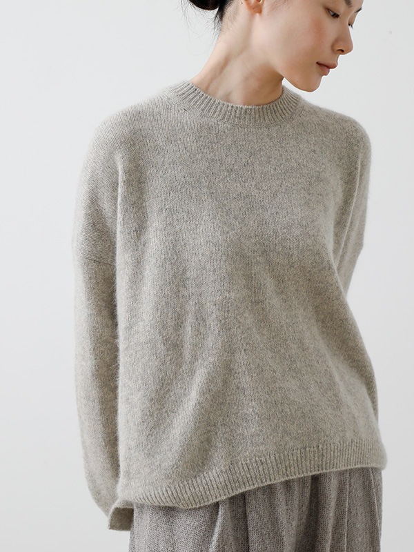 evam eva｜wool fox pullover｜ladies',tops