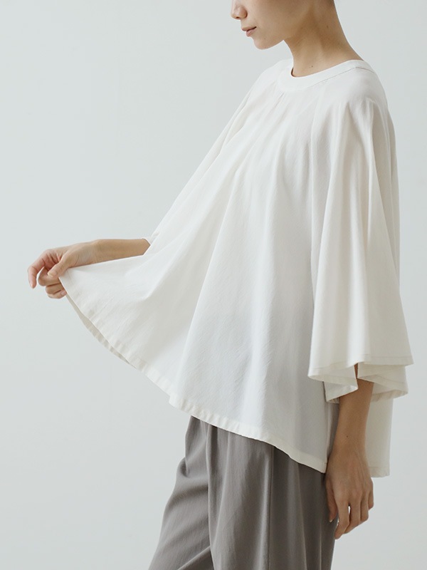 cotton flare pullover