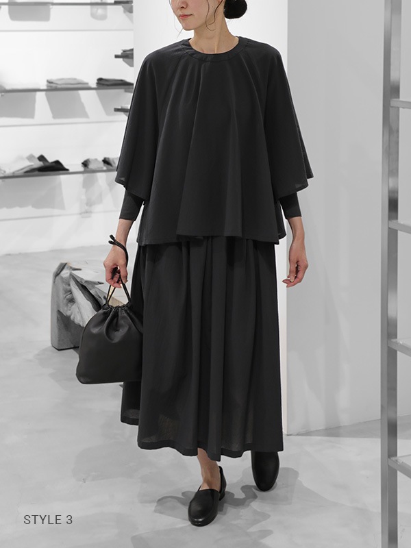 cotton flare pullover