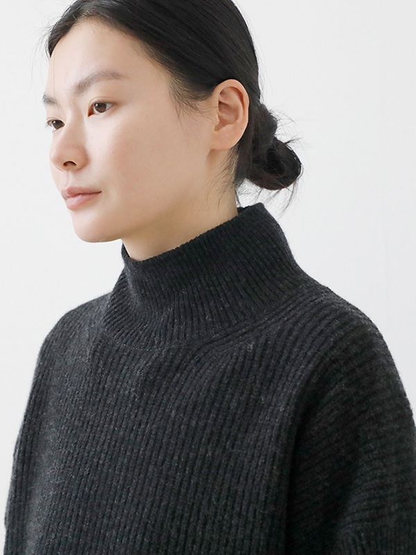 evam eva｜wool fox aze vest｜ladies',tops