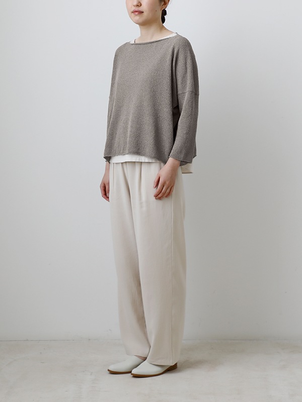 evam eva｜paper yarn pullover｜ladies',tops