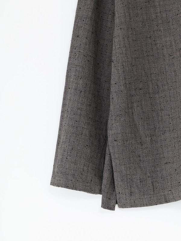 evam eva｜cotton linen check pullover｜すべての商品