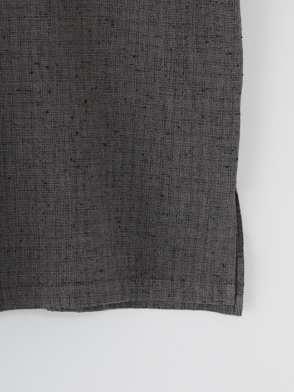 トップス evam eva / cotton linen check pullover evam eva｜cotton linen check pullover｜すべての商品