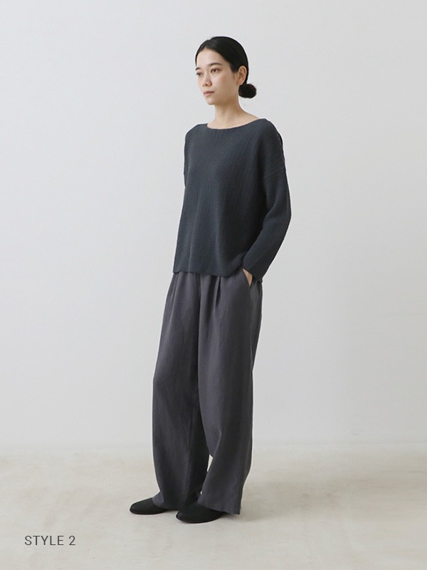 cotton wide pants