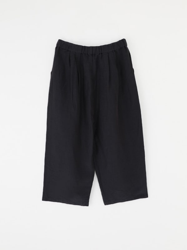 evam eva｜linen silk tuck pants｜ladies',bottoms