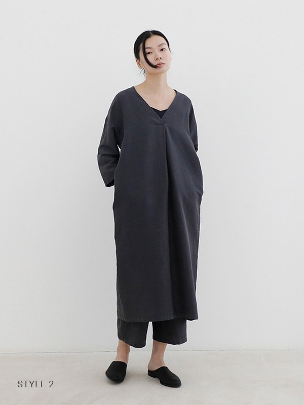 evam eva カシミヤシルクレギンス evam eva｜linen silk tuck pants｜ladies',bottoms