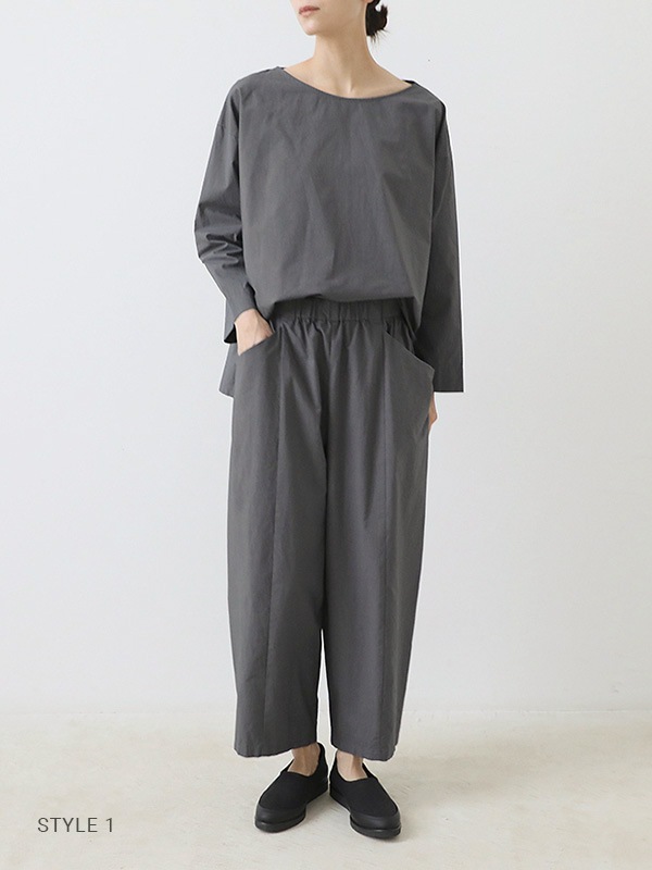 evam eva｜cotton cropped pants｜ladies',bottoms