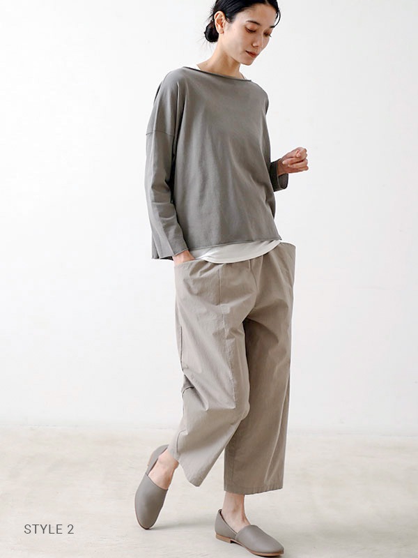 パンツ evam eva cropped pants 2 evam eva｜cotton cropped pants｜ladies',bottoms
