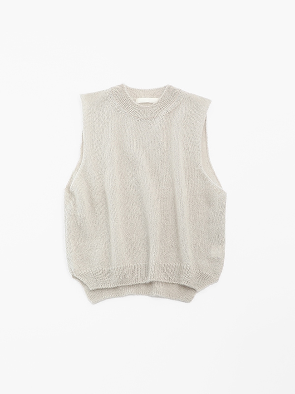 mohair silk vest