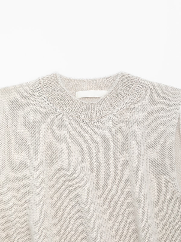 mohair silk vest