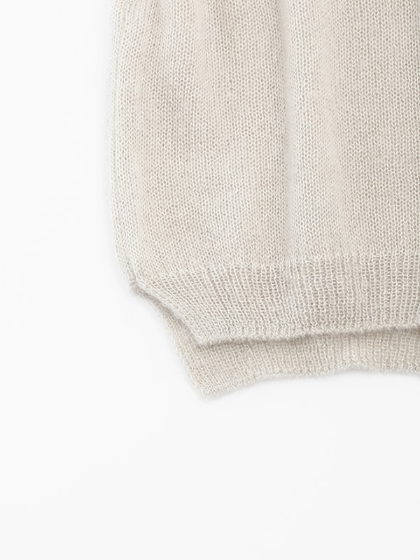 mohair silk vest
