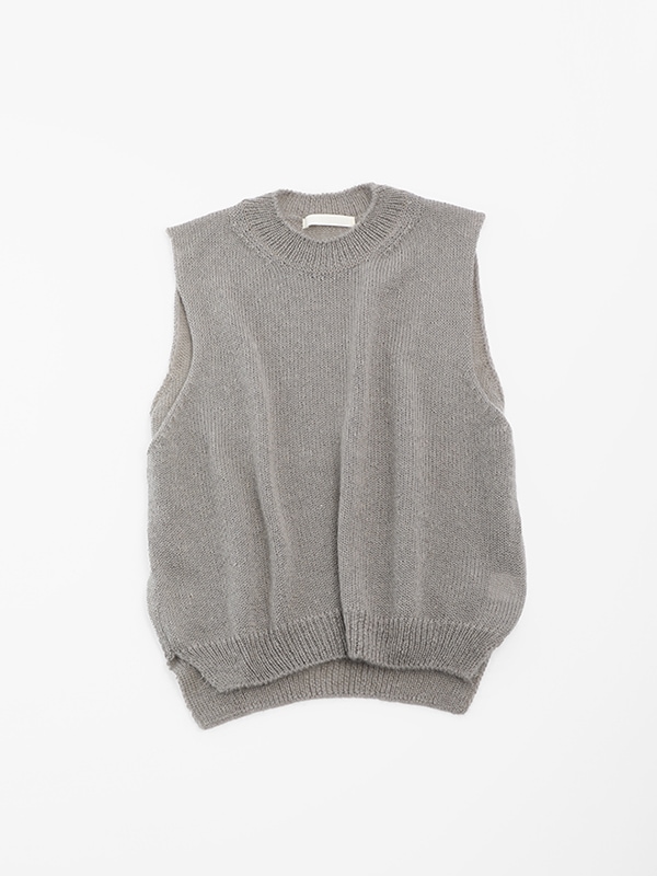 mohair silk vest