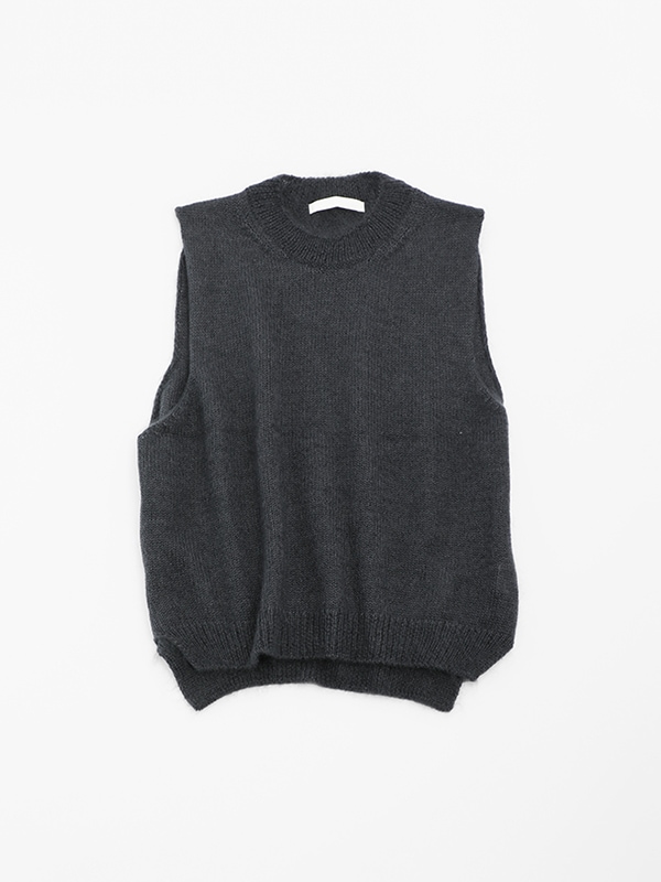 mohair silk vest