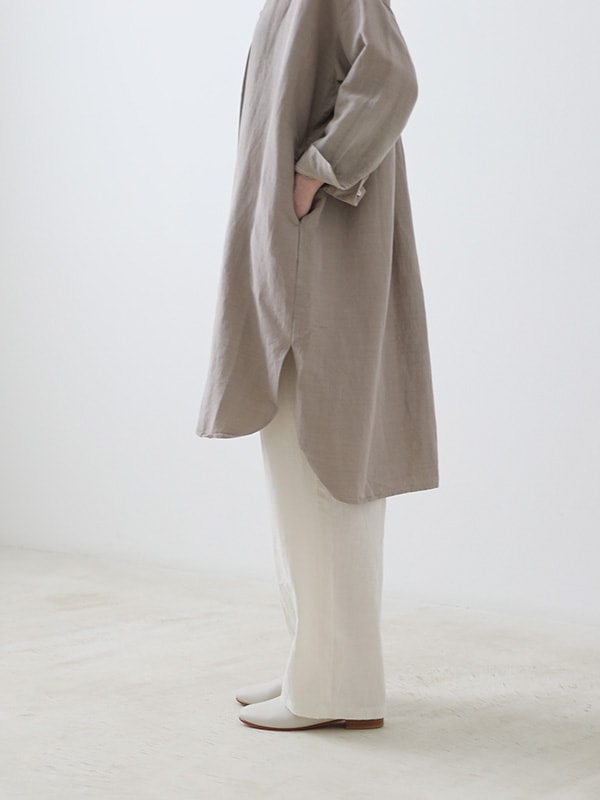 evam eva｜linen silk tunic｜ladies',one-piece