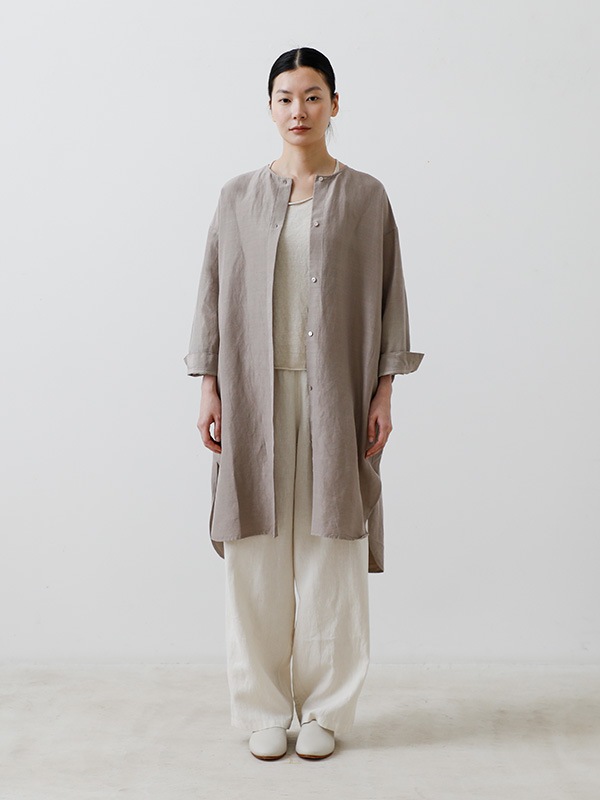 evam eva｜linen silk tunic｜ladies',one-piece